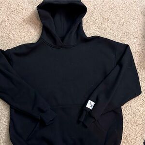 solid black pacsun hoodie